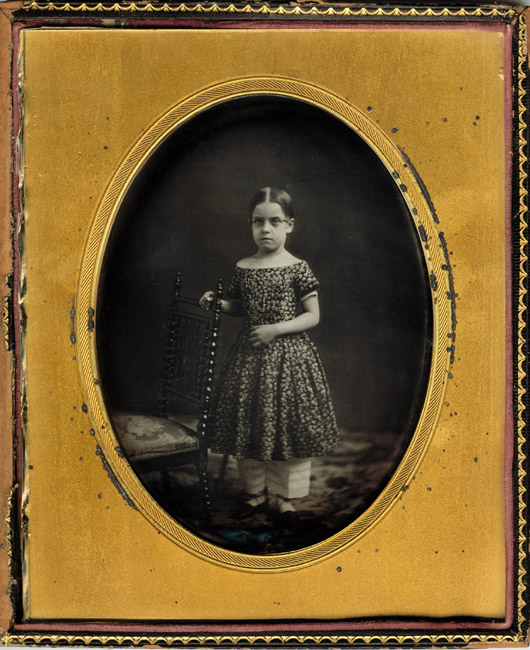 Anonymous - Little Girl Standing by a Chair Anonymous - Little Girl Standing by a Chair