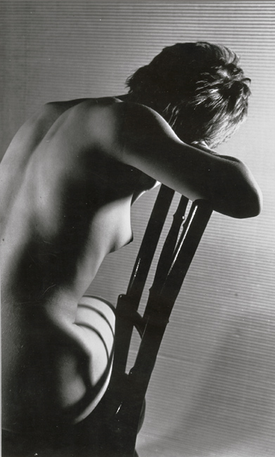 Ladislav Postupa - Female Nude Detail with Chair Ladislav Postupa - Female Nude Detail with Chair