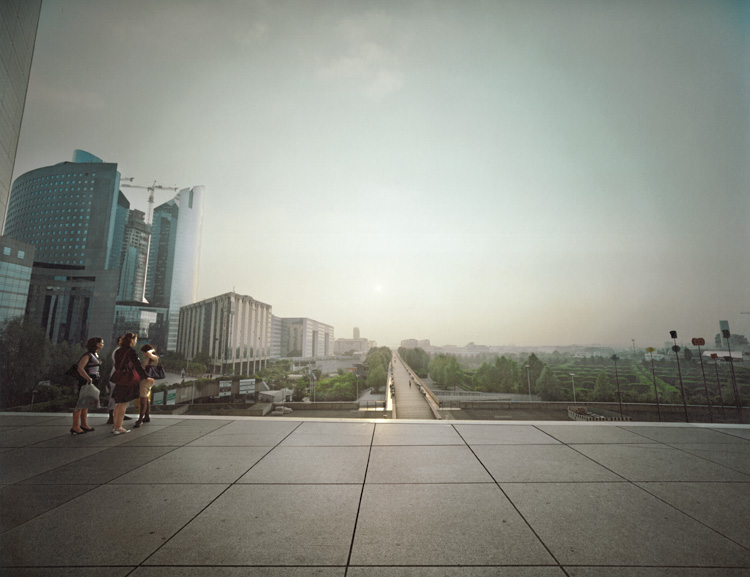 Jerry Spagnoli - La Defence (looking west) , Paris Jerry Spagnoli - La Defence (looking west) , Paris