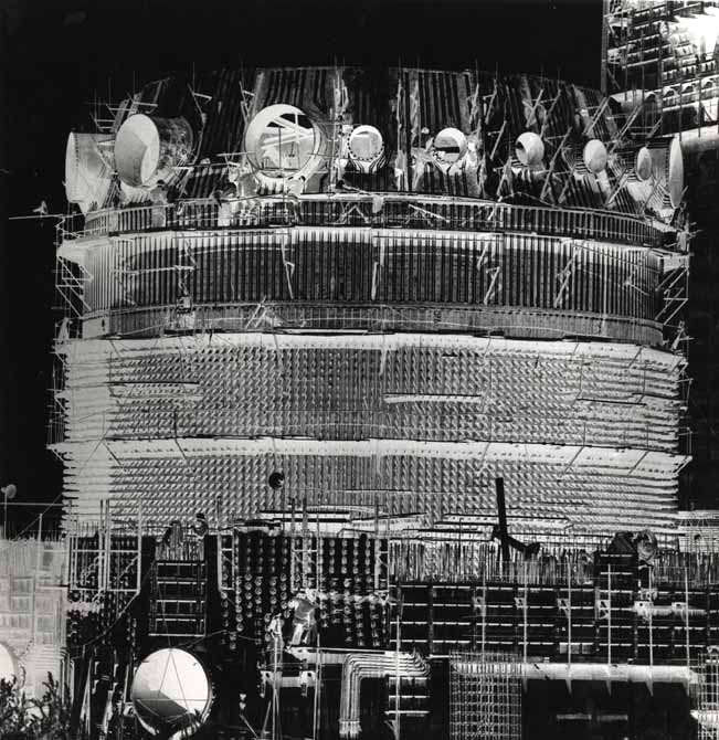 Paul Almasy - Building Construction in Negative