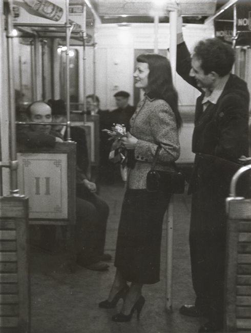 Marc and Christiane Chevalier in the Paris Metro