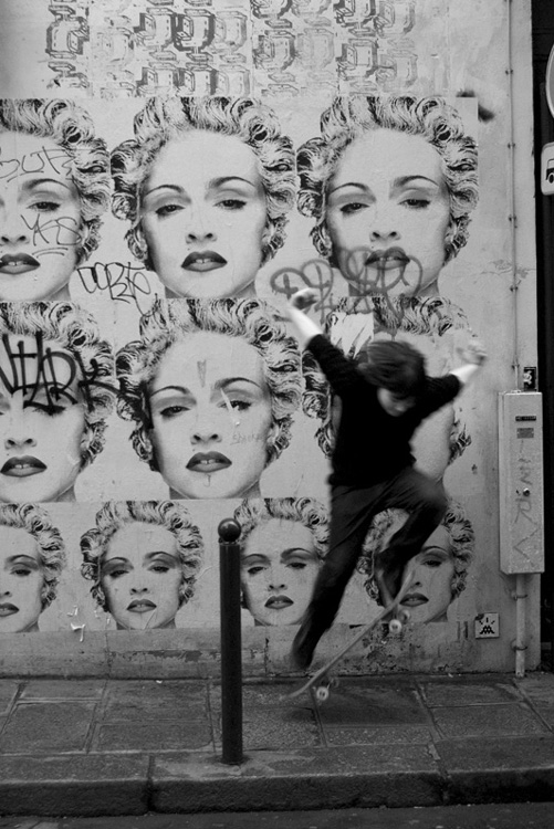 Stanko Abadžic - Madonna and Boy on a Skateboard (from the Paris Cycle) Stanko Abadžic - Madonna and Boy on a Skateboard (from the Paris Cycle)