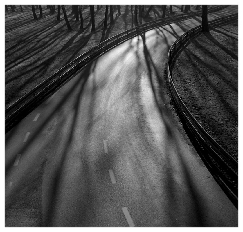Stanko Abadžic - Road with Light and Shadows, Zagreb,Croatia