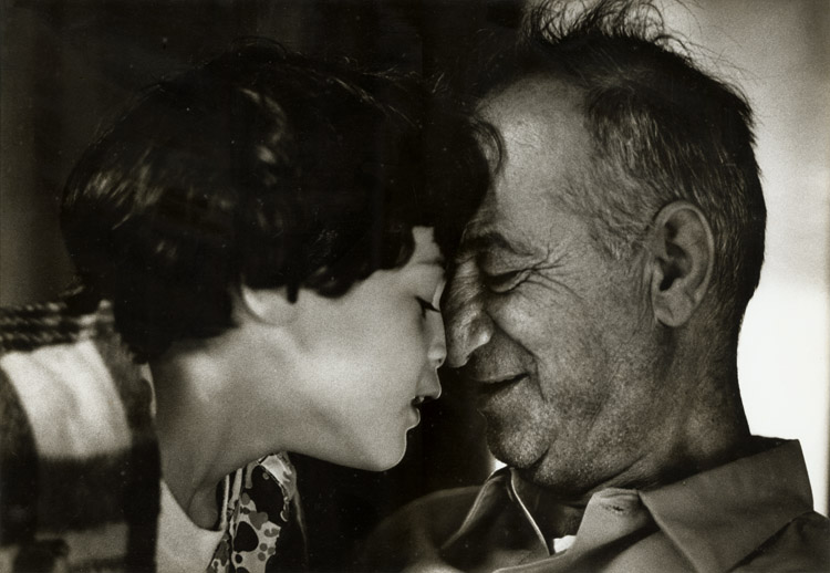 Bernard Pierre Wolff - Film Director Elia Kazan and Boy, Probably His Grandson