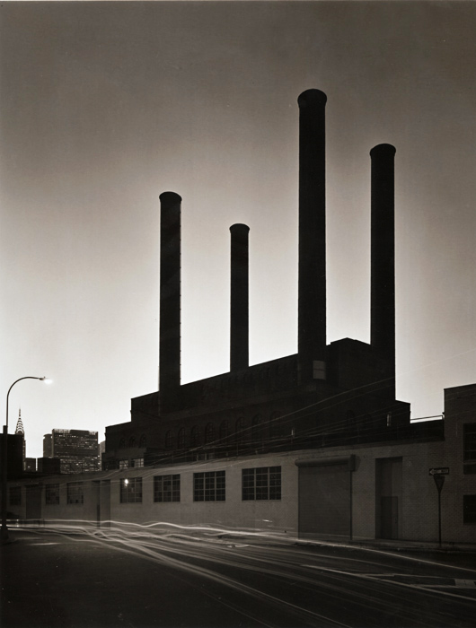 Tom Baril - Power Plant Smoke Stacks (with Chrysler Building), LIC, NY Tom Baril - Power Plant Smoke Stacks (with Chrysler Building), LIC, NY
