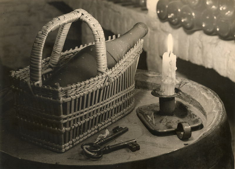 Alexis Delcroix - Une Bonne Bouteille (Still Life with Wine Bottle and Candle) Alexis Delcroix - Une Bonne Bouteille (Still Life with Wine Bottle and Candle)