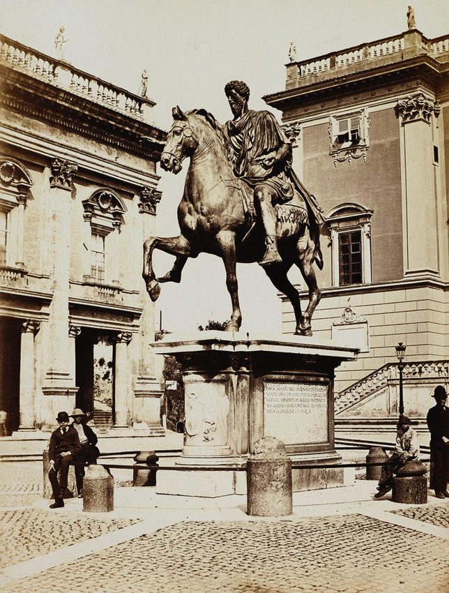 Altobelli and Moulins (attributed to) - Bronze Statue of Marcus Aurelius, Rome Altobelli and Moulins (attributed to) - Bronze Statue of Marcus Aurelius, Rome