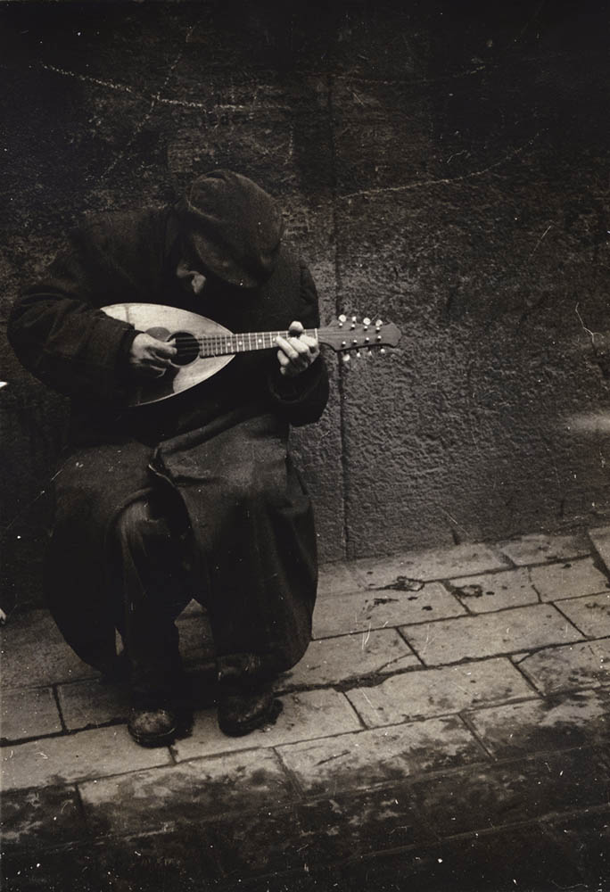 Man Playing Mandolin (from "Family of Man")