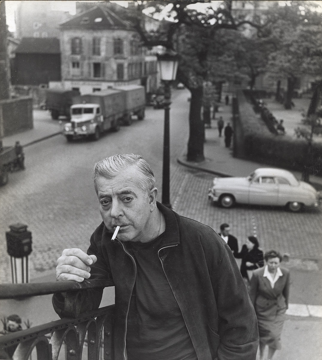 Robert Doisneau - Jacques Prévert, Rue de Crimée, Paris