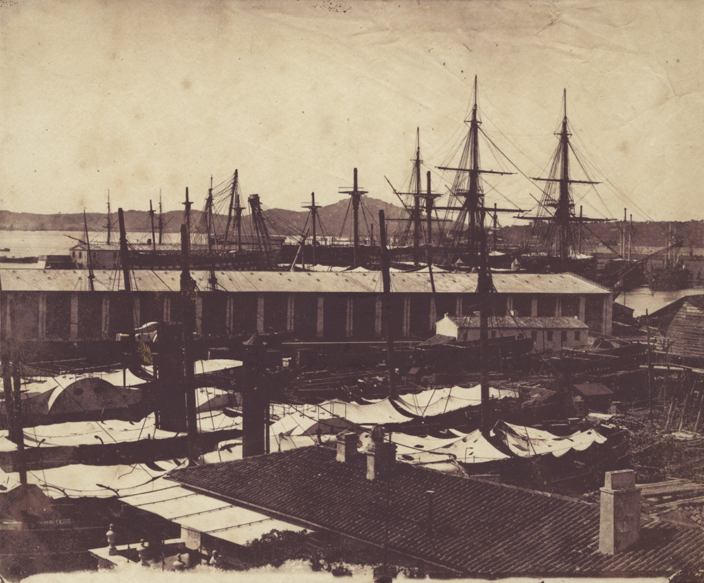 Octave de Bermond de Vaulx (attributed to) - Toulon Harbor Octave de Bermond de Vaulx (attributed to) - Toulon Harbor