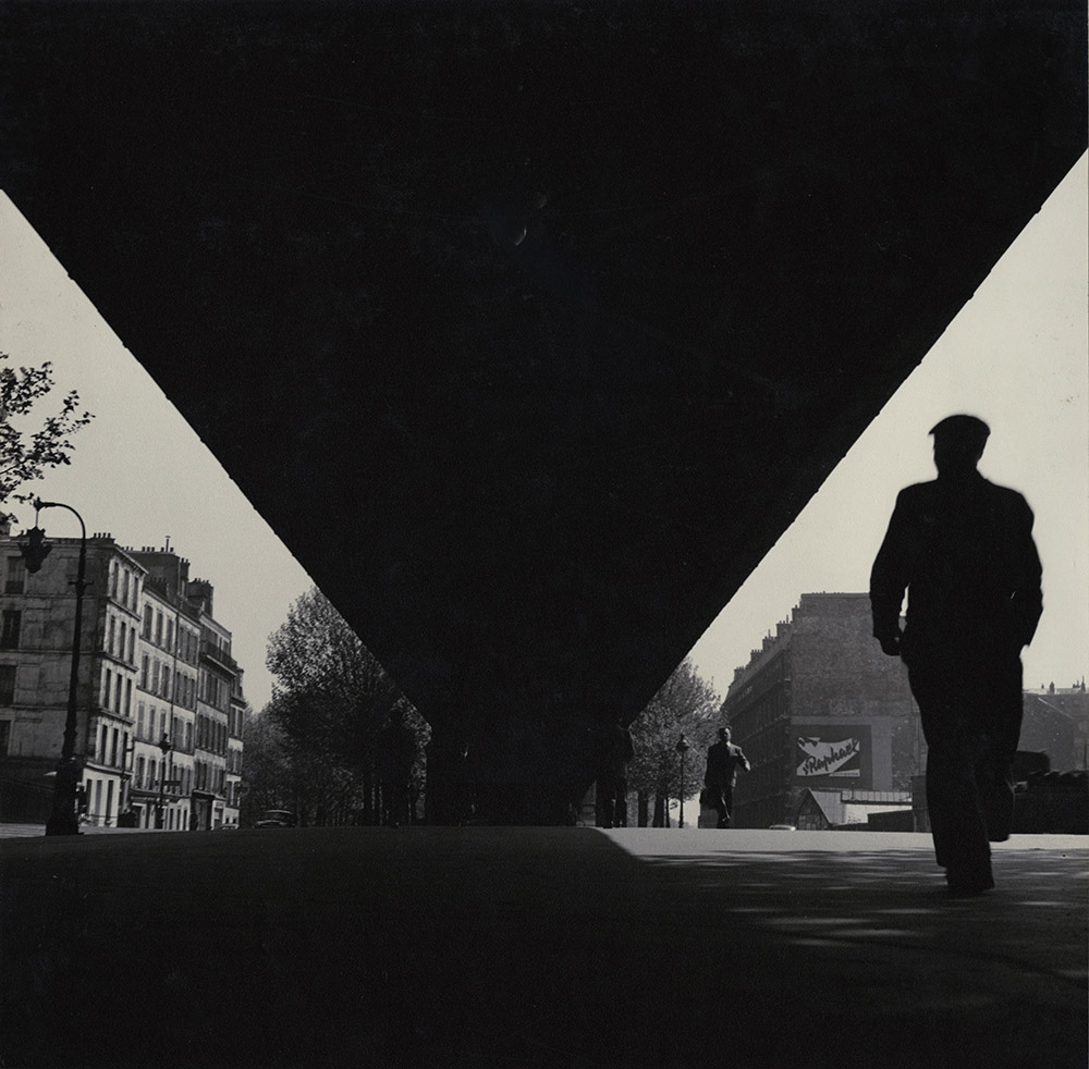 Man and Bridge (or Pont), Paris