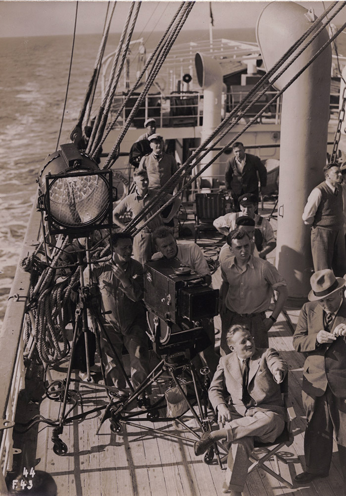 Ufa Films - Filming on deck of yacht Ufa Films - Filming on deck of yacht