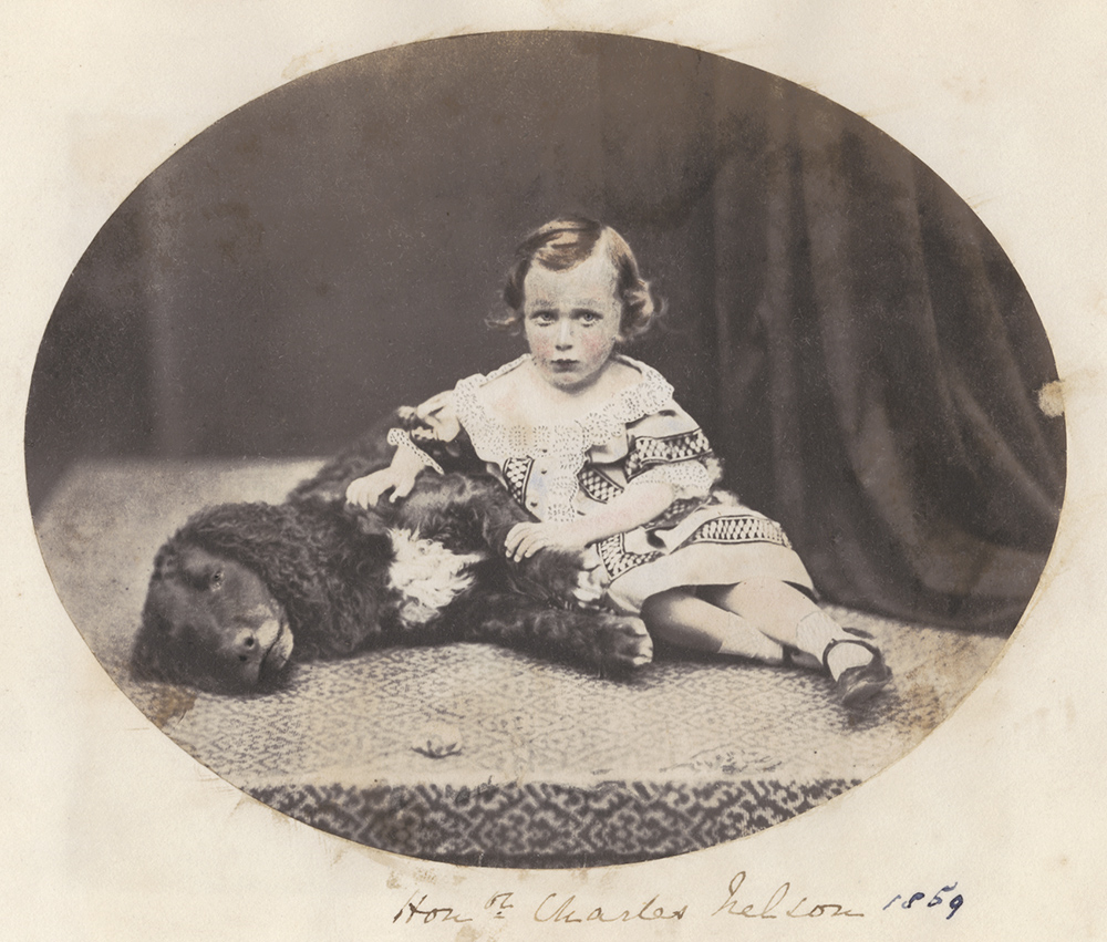 Anonymous - Two Photographs of the Nelson Children Anonymous - Two Photographs of the Nelson Children