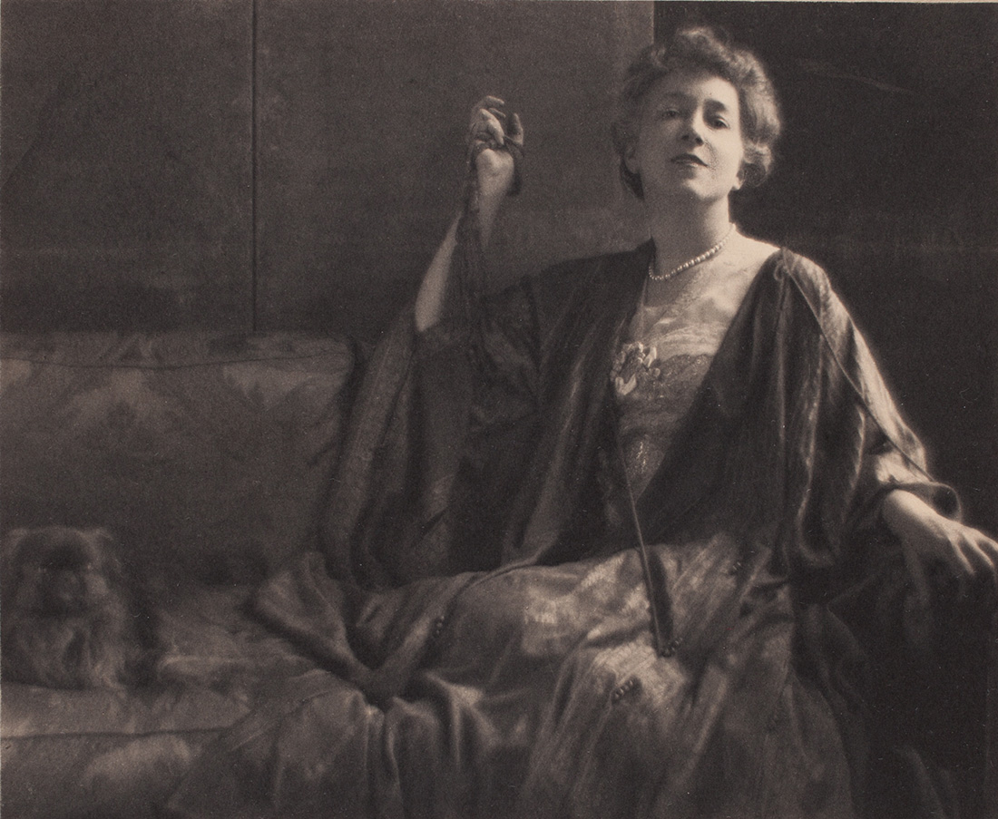 Baron Adolf De Meyer - Fashionable Seated Woman