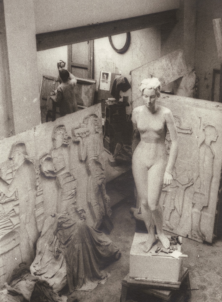 Maurice Broquet - Sculptor's Studio