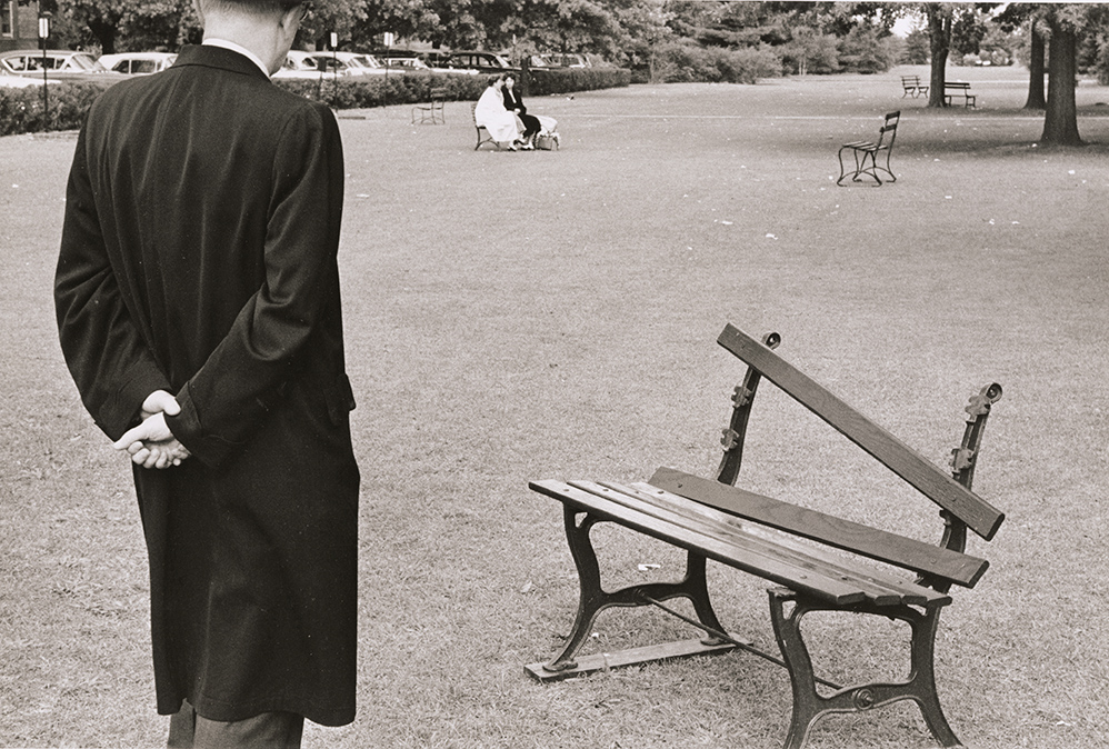 André Kertész - Broken Bench, September 20, 1962, New York City André Kertész - Broken Bench, September 20, 1962, New York City