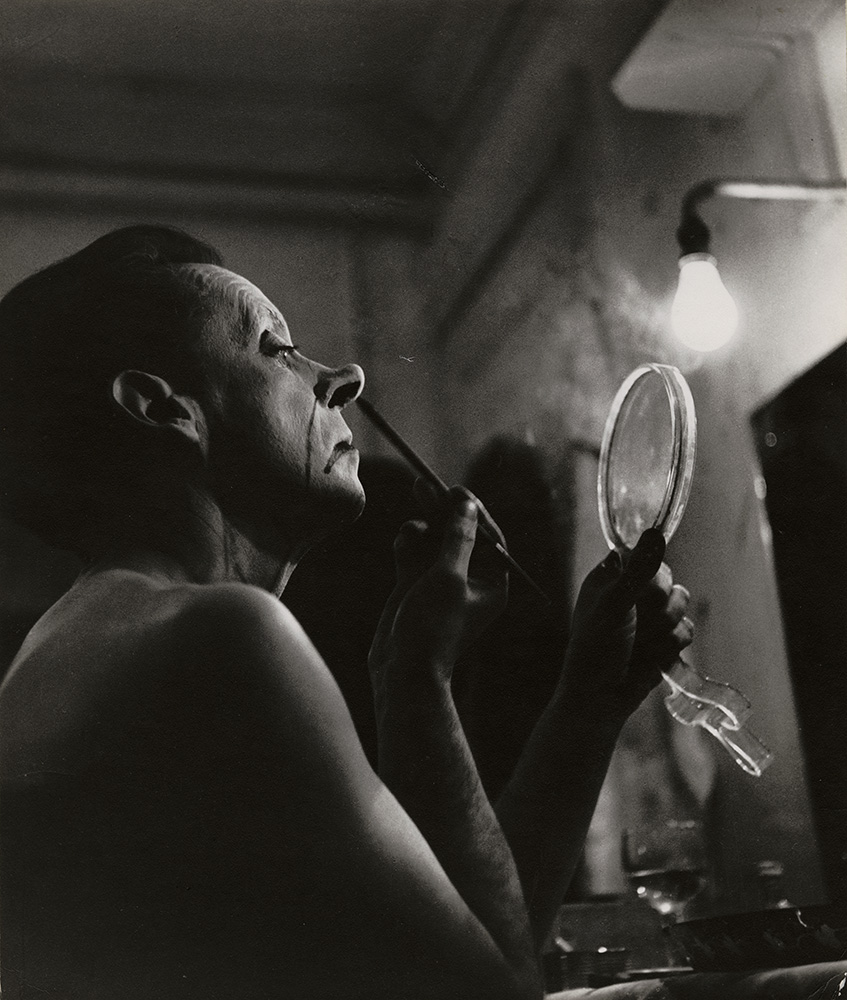 Ferenc Berko - Clown Putting on Makeup Ferenc Berko - Clown Putting on Makeup