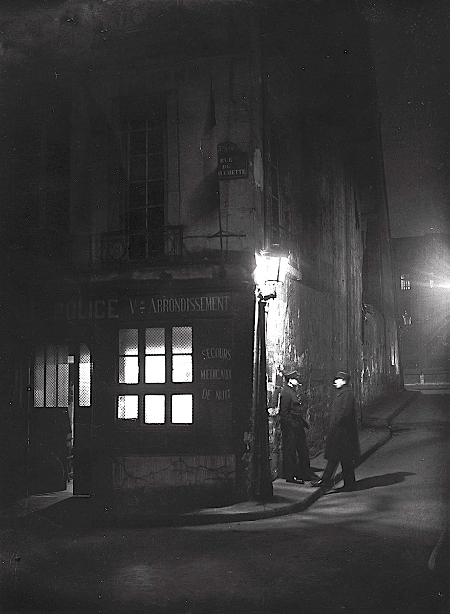 Brassai (Gyula Halasz) - Police Station on Corner of Rue de la Huchette and Rue du Chat-qui-Pêche, Paris Brassai (Gyula Halasz) - Police Station on Corner of Rue de la Huchette and Rue du Chat-qui-Pêche, Paris
