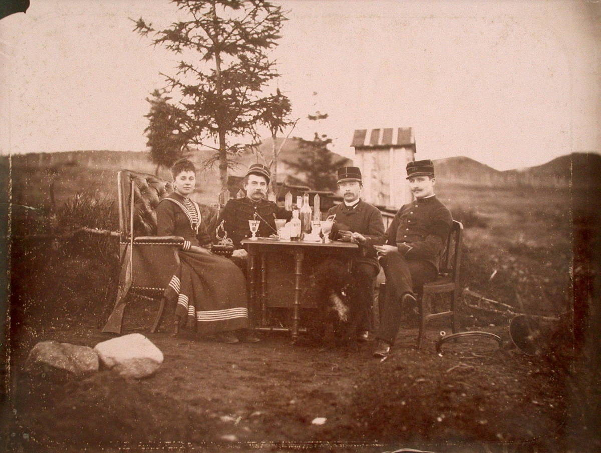 Anonymous - Absinthe Drinkers in French Military Uniforms Anonymous - Absinthe Drinkers in French Military Uniforms