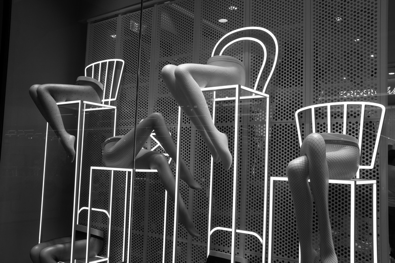 Stanko Abadžic - Window Display of Legs and Panty Hose Stanko Abadžic - Window Display of Legs and Panty Hose