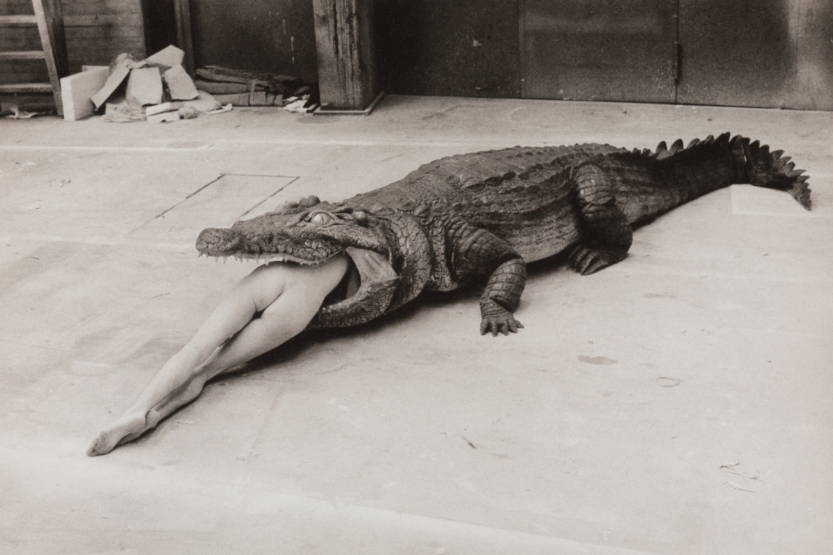 Helmut Newton - A Scene from Pina Bausch's Ballet, Die Keuschheitslegende (The Legend of Virginity), Wuppertal