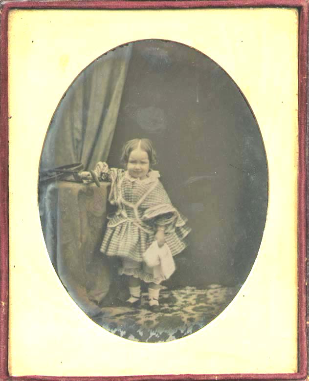 Anonymous - Little Girl with Wheeled Toy Anonymous - Little Girl with Wheeled Toy