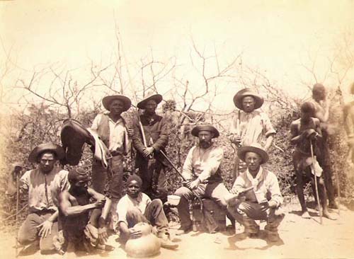 Anonymous - Camp Men with Their Prize Possessions, South Africa Anonymous - Camp Men with Their Prize Possessions, South Africa