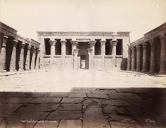 J. Pascal Sebah - Temple at Edfu, Egypt