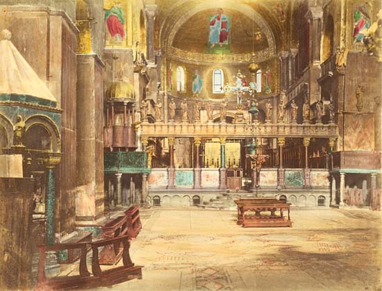 Carlo Naya (attributed to) - Interior of St. Mark's Basilica, Venice Carlo Naya (attributed to) - Interior of St. Mark's Basilica, Venice