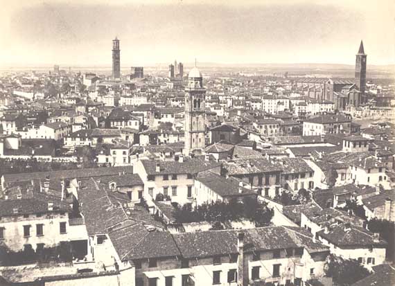 Maurizio Lotze - Panorama of the City of Verona, Italy