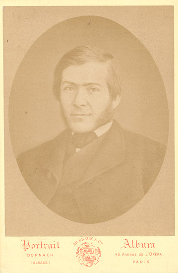 Adolphe Braun & Co. - Portrait of Photographer Jean-Jacques Heilmann Adolphe Braun & Co. - Portrait of Photographer Jean-Jacques Heilmann