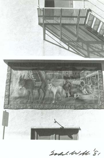 Todd Webb - Burro Alley, Santa Fe, NM