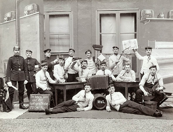 Louis Hermestroff - Actors in an Alsatian Theater Group ("Avec Ma Chevre") Louis Hermestroff - Actors in an Alsatian Theater Group ("Avec Ma Chevre")