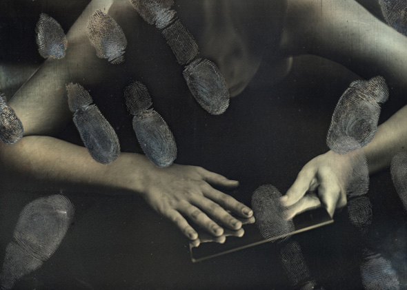 Charlie Schreiner - Plate in Distress (Female Nude with Finger Prints) Charlie Schreiner - Plate in Distress (Female Nude with Finger Prints)
