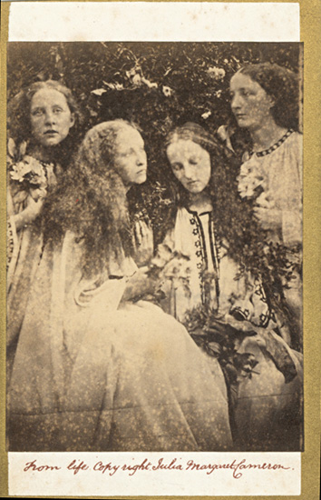 Julia Margaret Cameron - The Rose Bud Garden of Girls (Mrs. G. F. Watts and Sisters) Julia Margaret Cameron - The Rose Bud Garden of Girls (Mrs. G. F. Watts and Sisters)