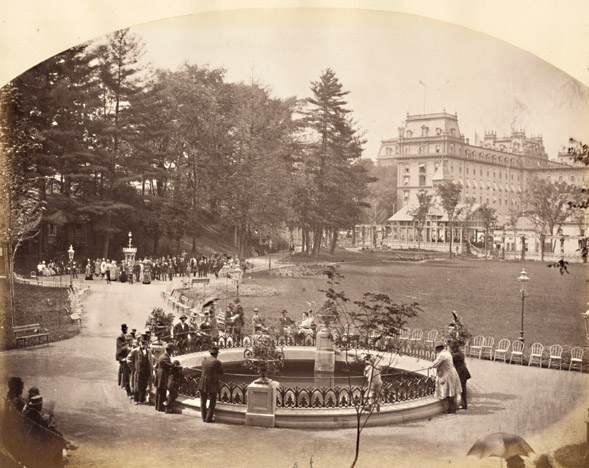 William H. Sipperly (attributed to) - Group of Four Large Images of Saratoga Springs, New York