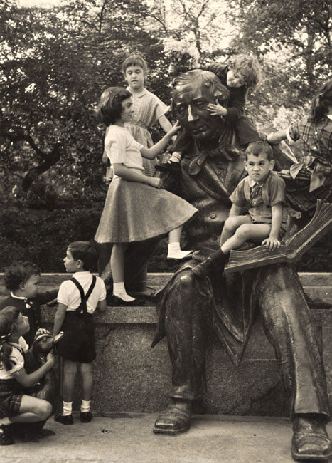 F. Bedrich Grünzweig - Children and Statue of Hans Christian Anderson, Central Park, New York City, NY F. Bedrich Grünzweig - Children and Statue of Hans Christian Anderson, Central Park, New York City, NY